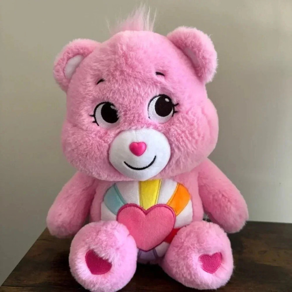 Care Bears Other - •SOLD•|Care Bears| Pink Hopeful Heart Bear Plush Toy 12”